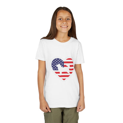 Malamute Flag Youth Unisex Short Sleeve Crewneck Tee