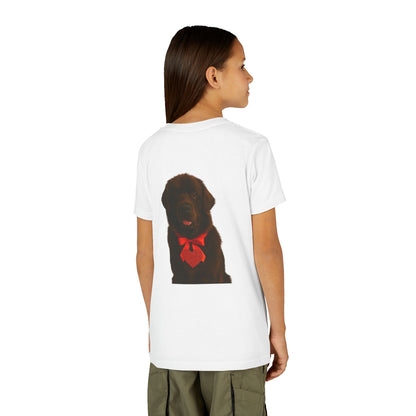 Cupid's Companion Newfie Youth Unisex Short Sleeve Crewneck Tee
