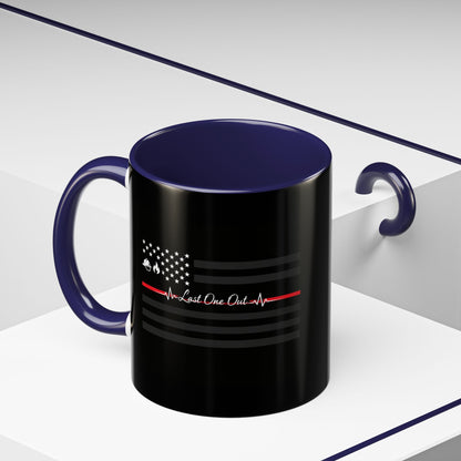 Thin Red Line 2-Tone Coffee Mug