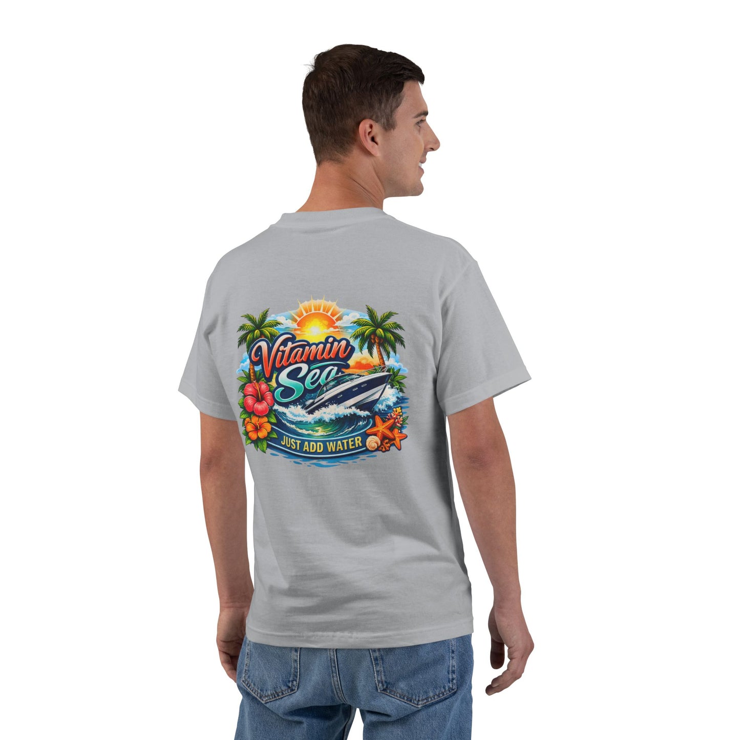 Vitamin Sea Men's Short-Sleeve Crewneck Tee