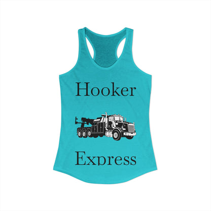 H**ker Express Heavy Tow Truck Women's Racerback Tank