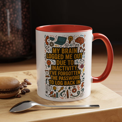 Logged Out 2-Tone Coffee Mug