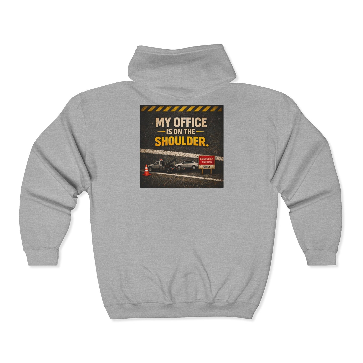 My Office Unisex Full Zip Hoodie