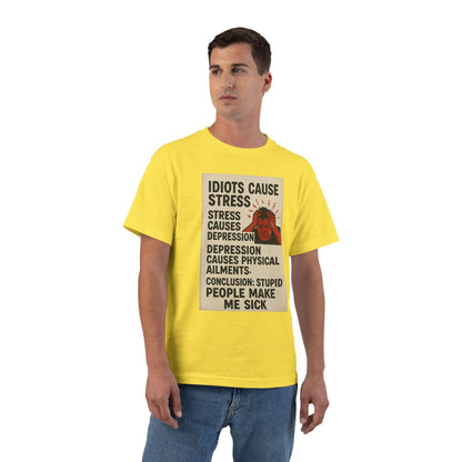 Stupid People Men's Short-Sleeve Crewneck Tee