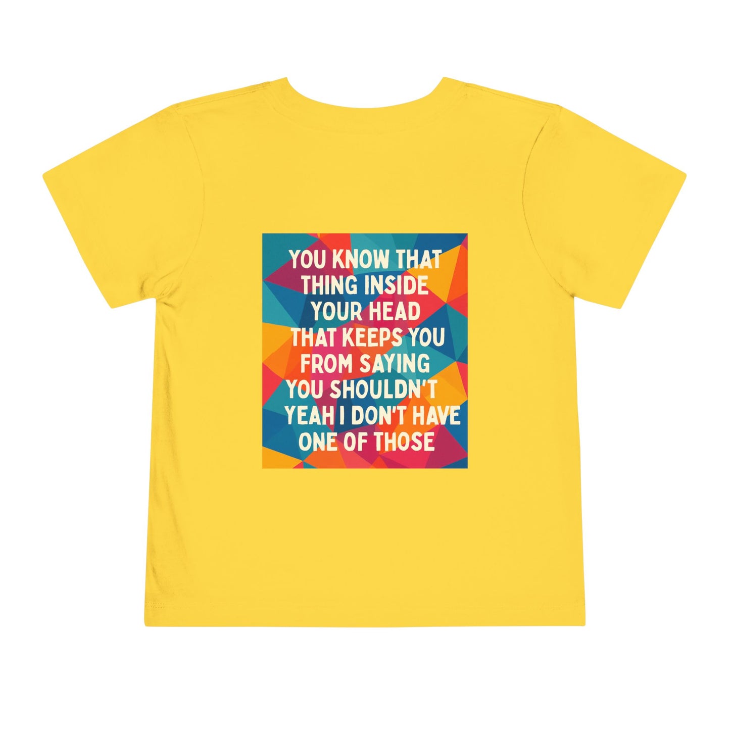 No Filter Toddler Unisex Short Sleeve Crewneck Tee