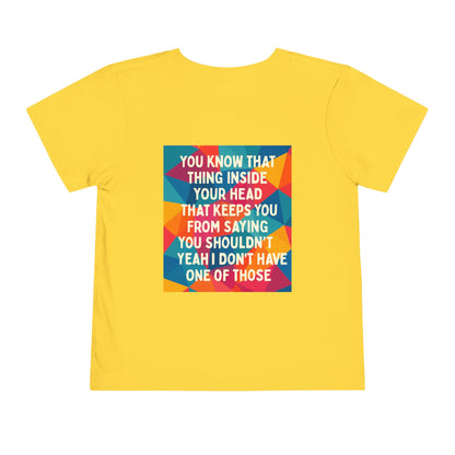 No Filter Toddler Unisex Short Sleeve Crewneck Tee