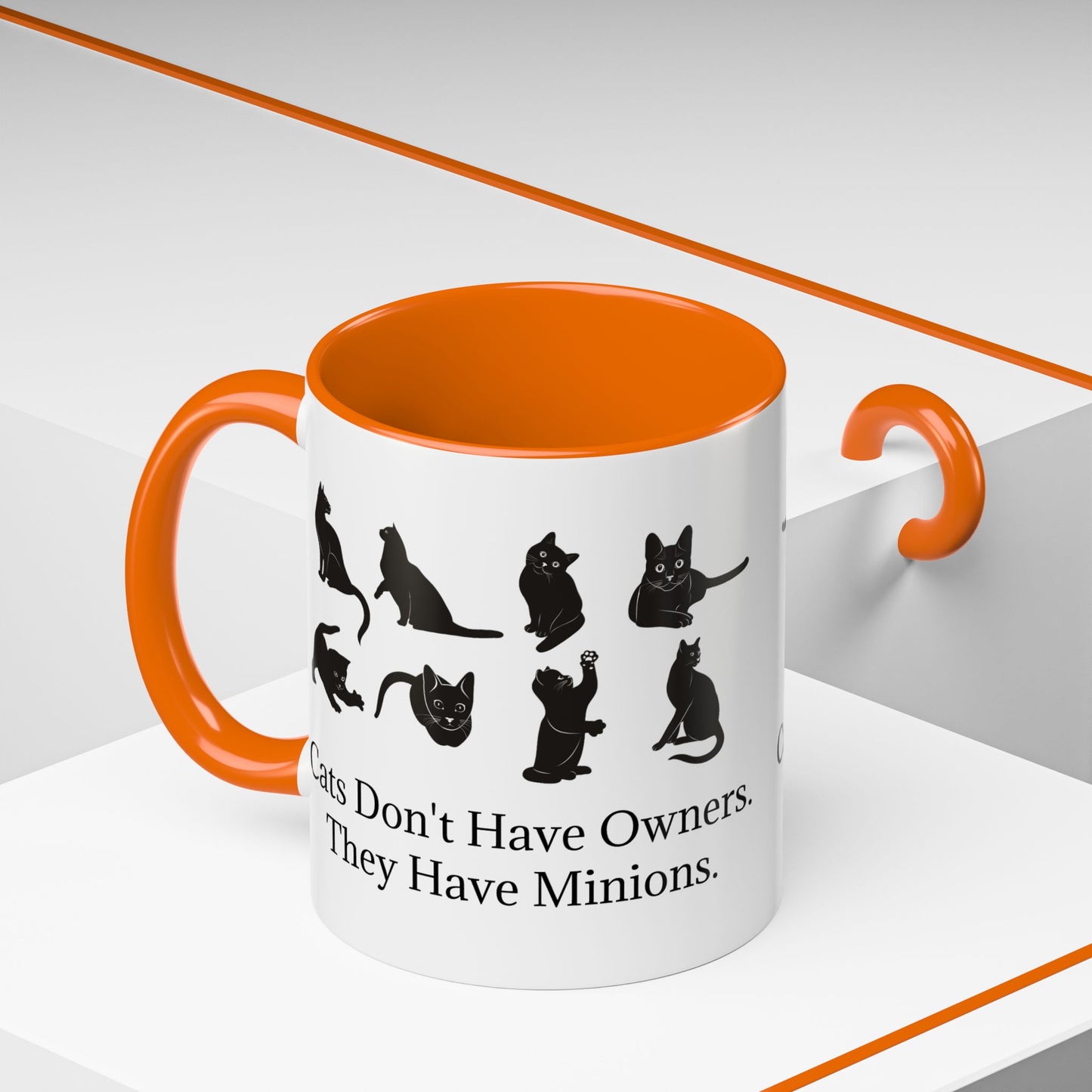 Cat Minions 2-Tone Coffee Mug
