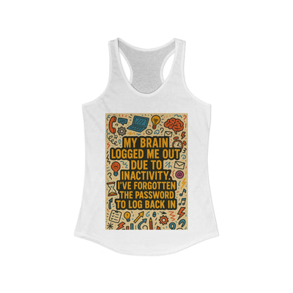 Logged Out Women's Racerback Tank