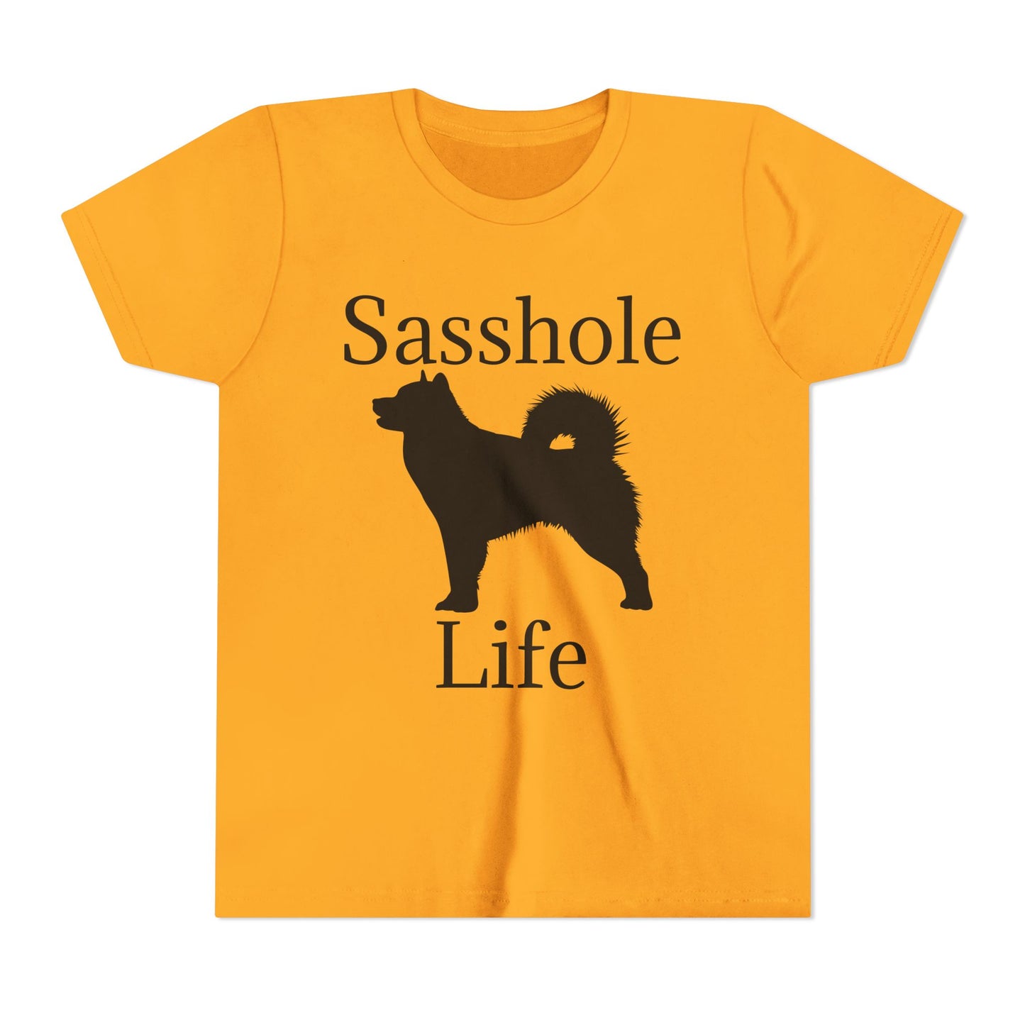 Sasshole Life Youth Unisex Short Sleeve Crewneck Tee