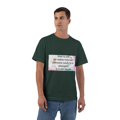 Note To Self Men's Short-Sleeve Crewneck Tee