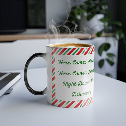 Here Comes Amazon Color Changing Mug
