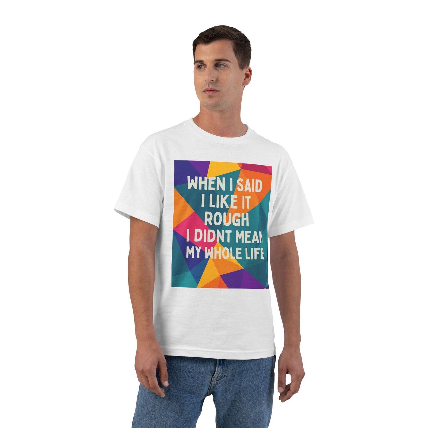Like It Rough Men's Short-Sleeve Crewneck Tee
