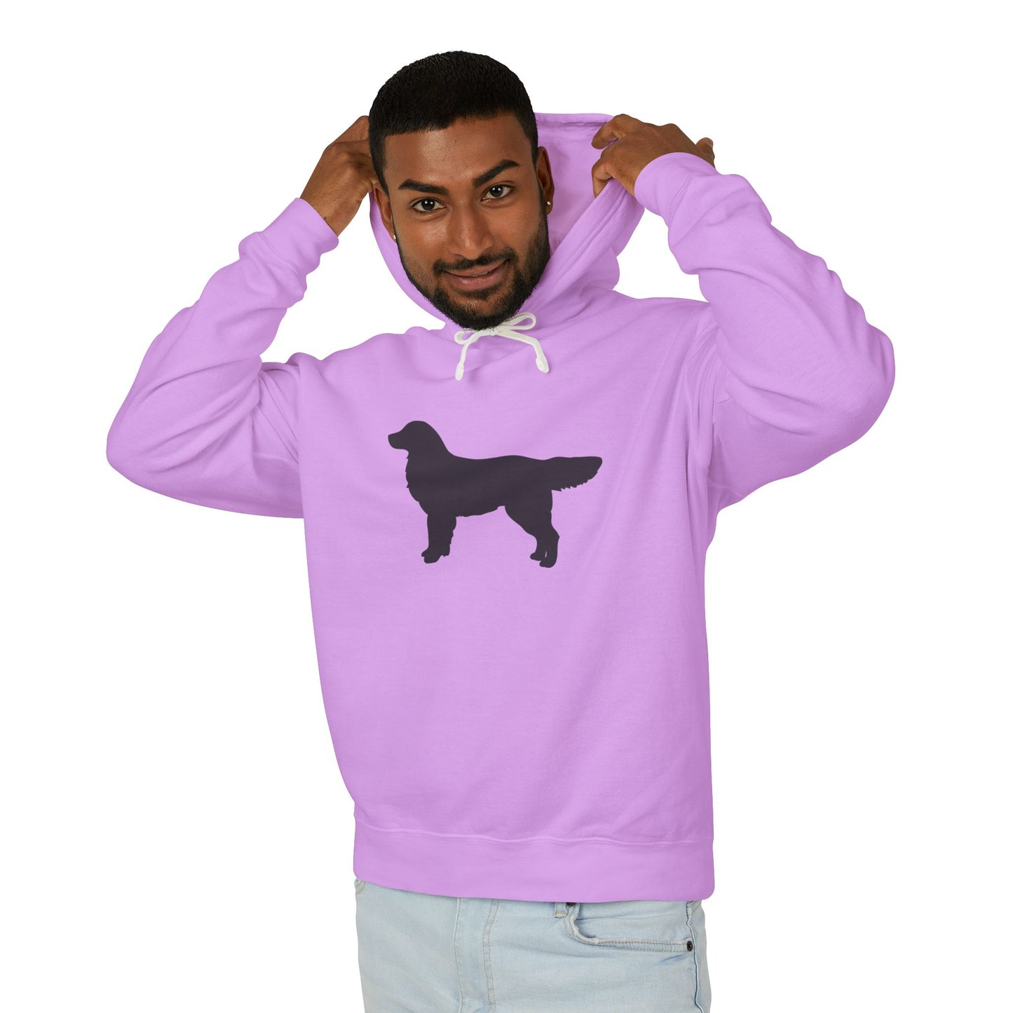 Golden Silhouette Unisex Lightweight Hoodie