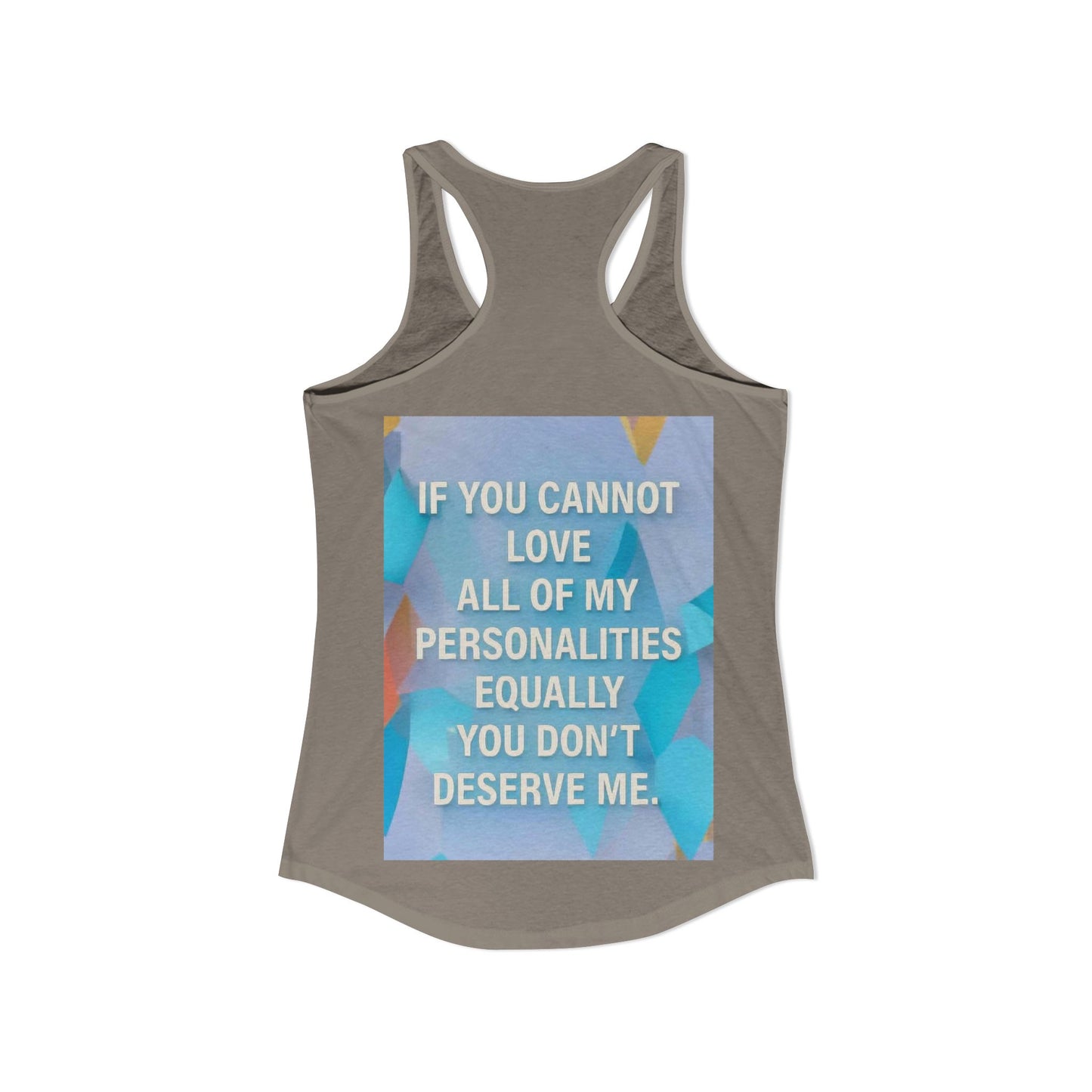All Of My Personalities Women's Racerback Tank