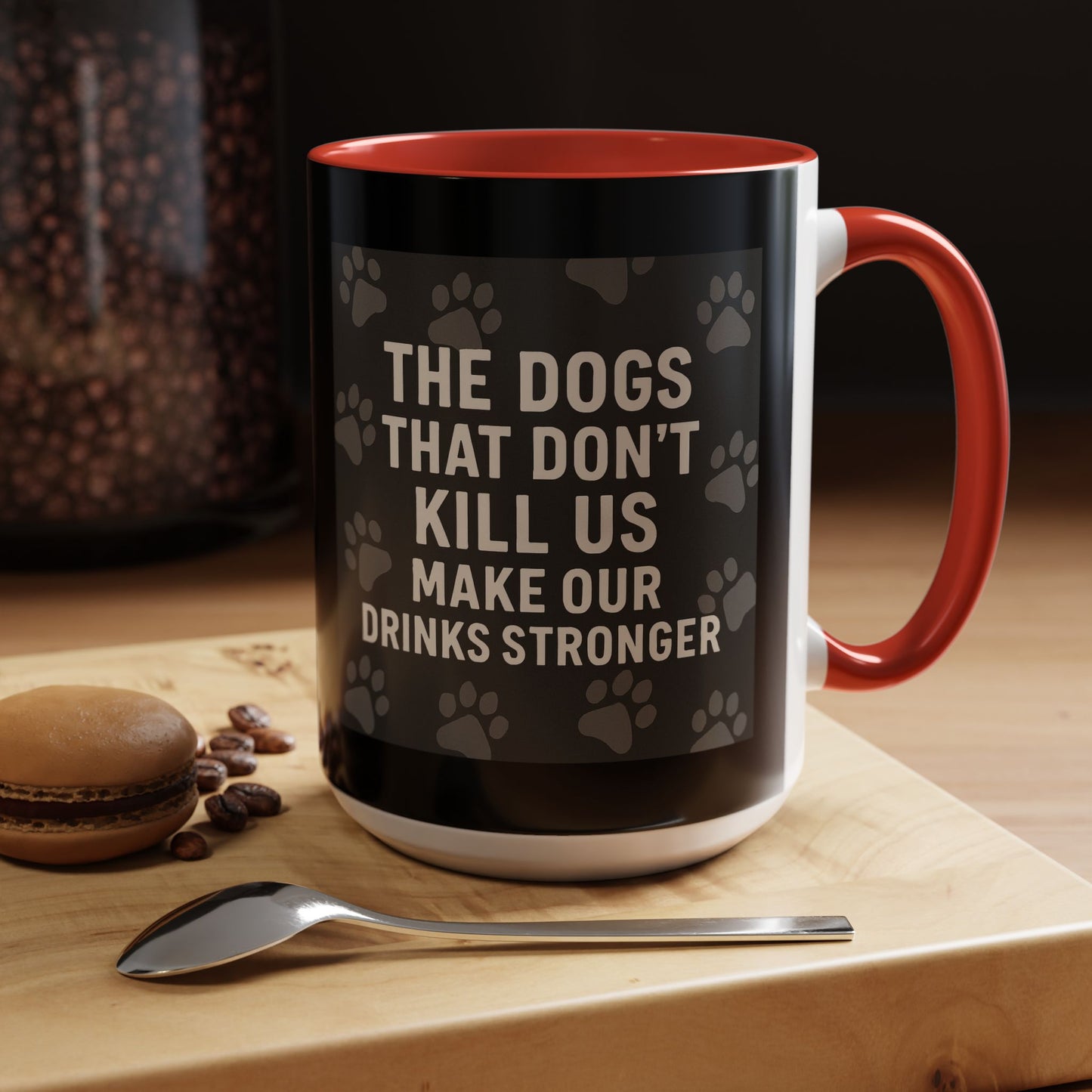 Drinks Stronger 2-Tone Coffee Mug