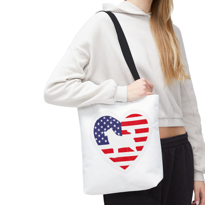Malamute Flag Tote Bag