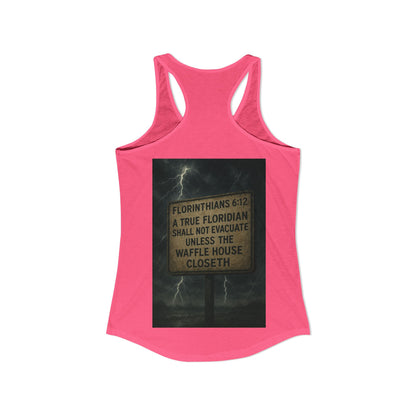 Florinthians 6:12 Women's Racerback Tank