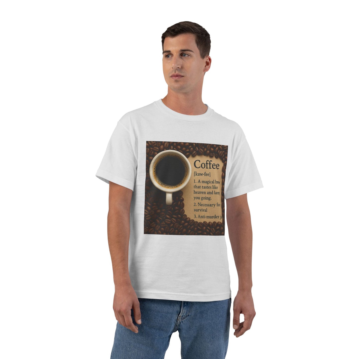 Coffee Definition Men's Short-Sleeve Crewneck Tee