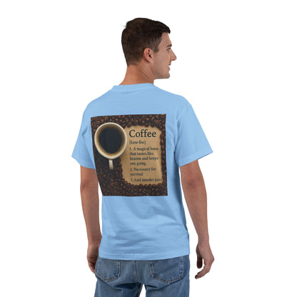 Coffee Definition Men's Short-Sleeve Crewneck Tee