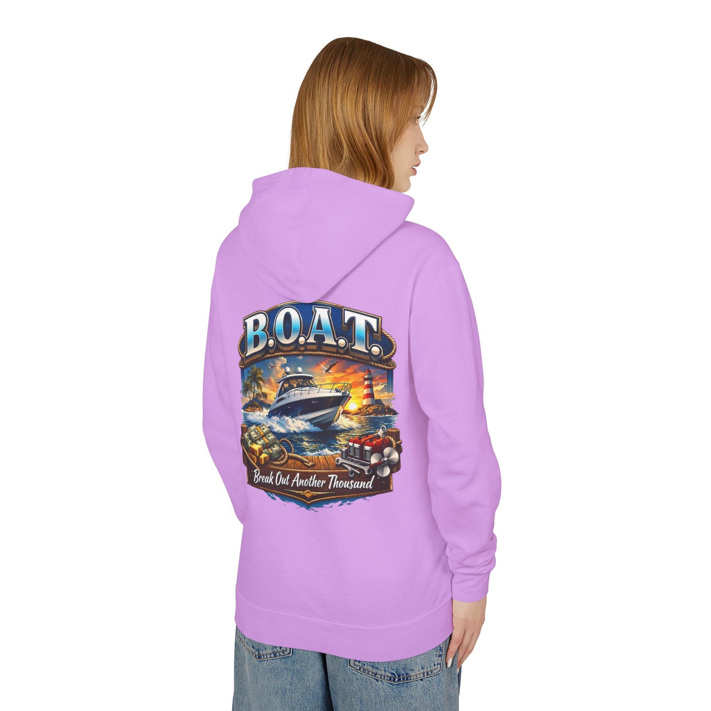 B.O.A.T. Unisex Lightweight Hoodie