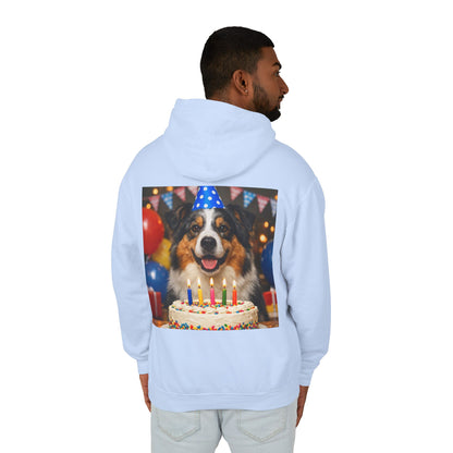 Birthday Buddy Aussie Unisex Lightweight Hoodie