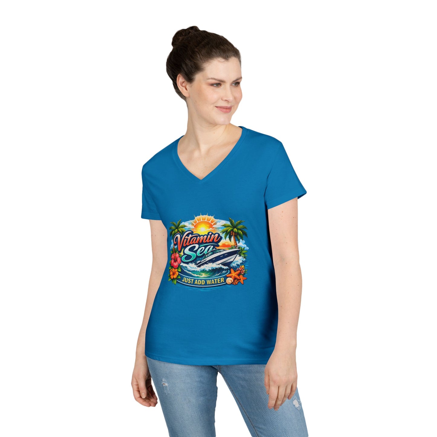 Vitamin Sea Women's V-Neck T-Shirt