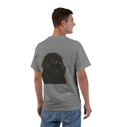 Newfie Head Men's Short-Sleeve Crewneck Tee