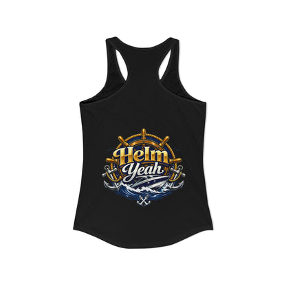 Helm Yeah Women's Racerback Tank
