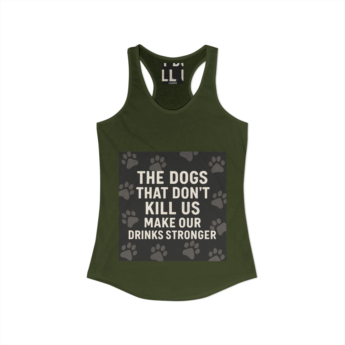 Drinks Stronger Women's Racerback Tank