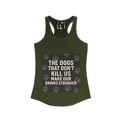 Drinks Stronger Women's Racerback Tank