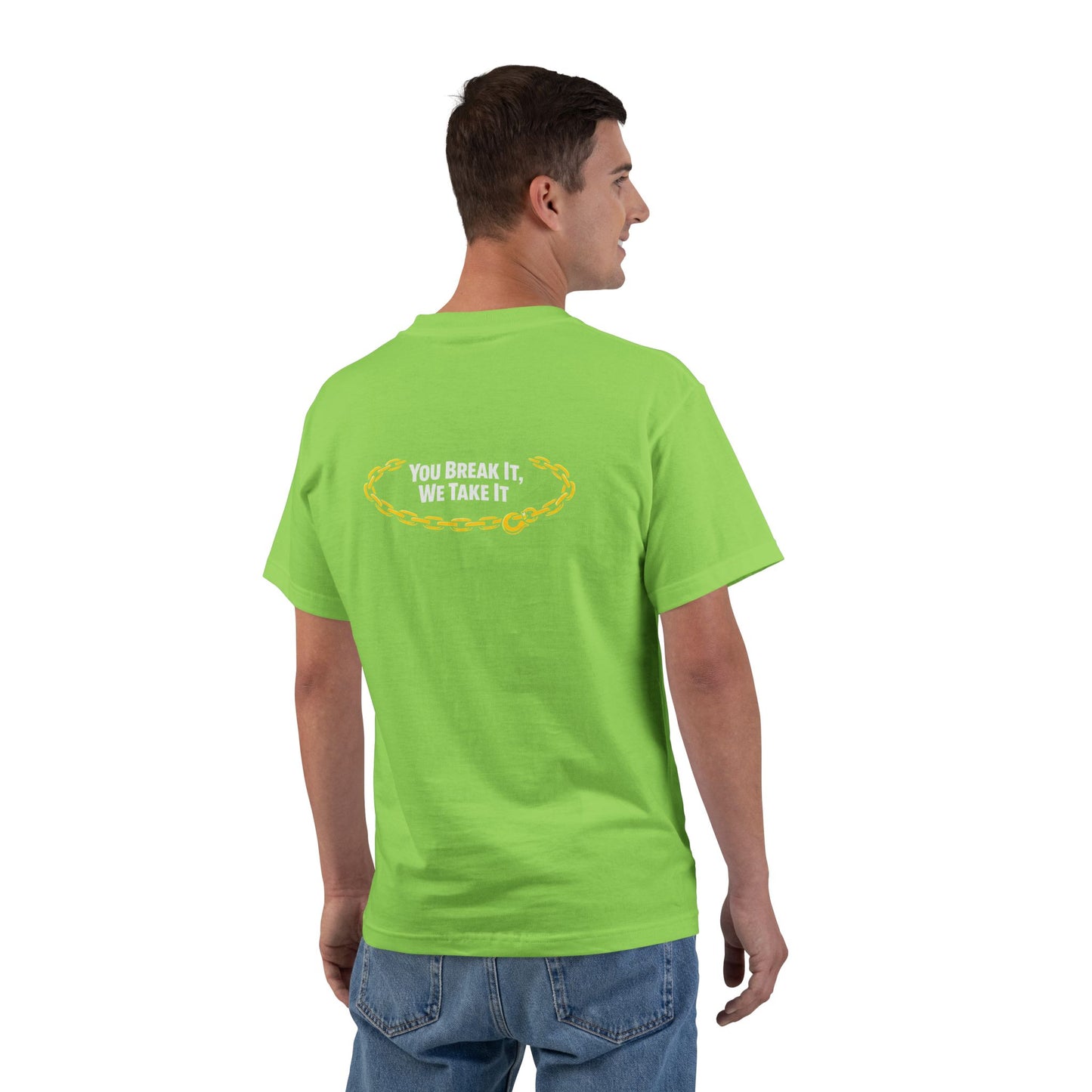 You Break It Men's Short-Sleeve Crewneck Tee