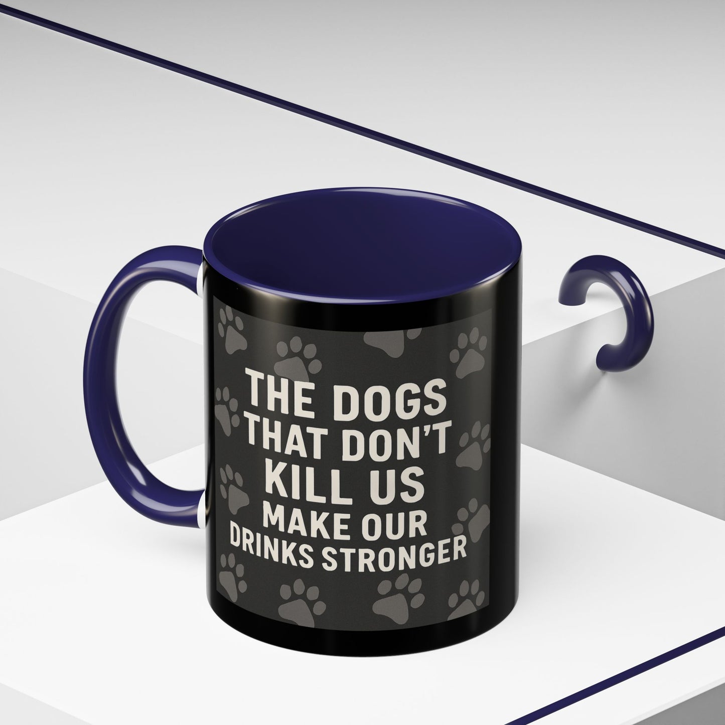 Drinks Stronger 2-Tone Coffee Mug