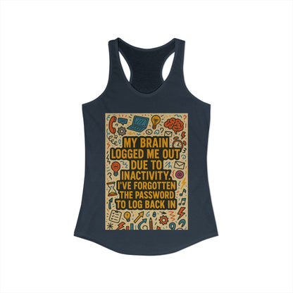 Logged Out Women's Racerback Tank