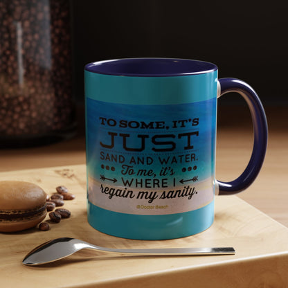 Dr. Beach 2-Tone Coffee Mug
