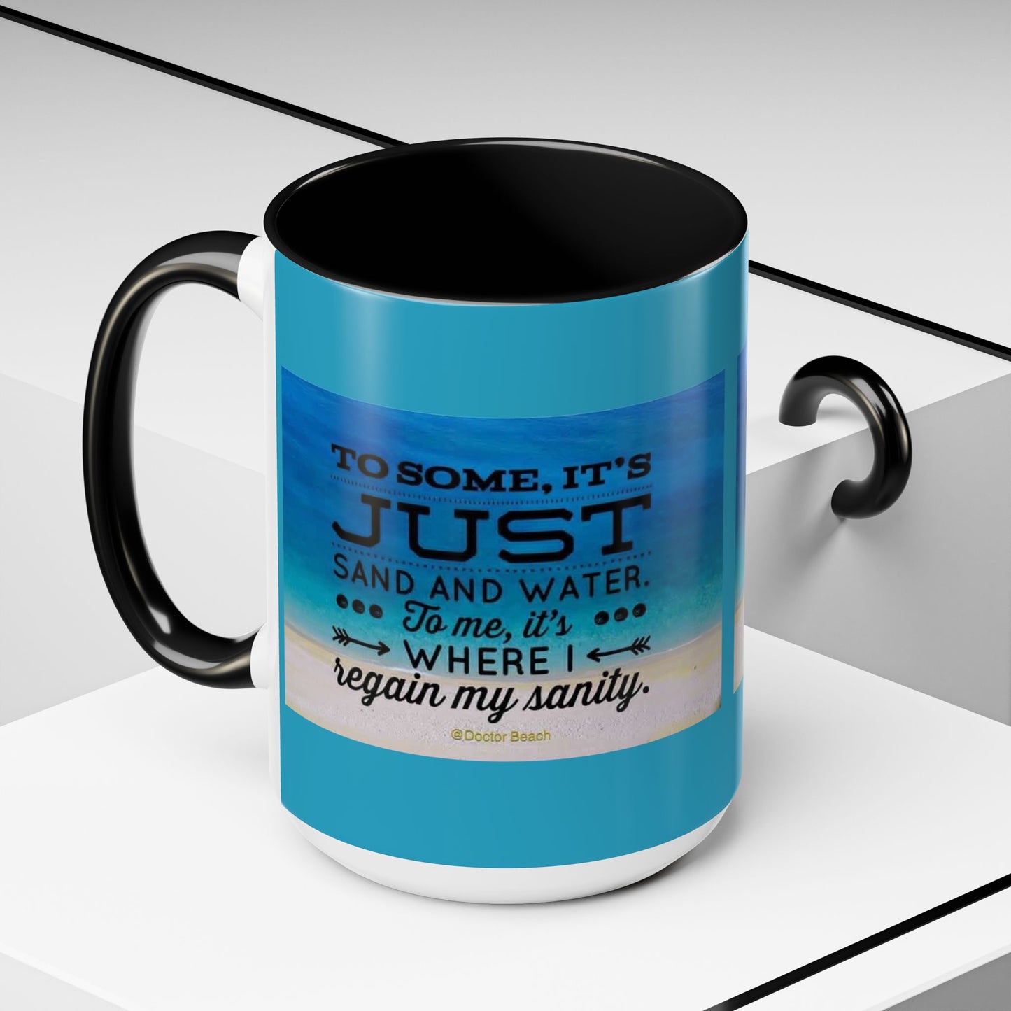 Dr. Beach 2-Tone Coffee Mug