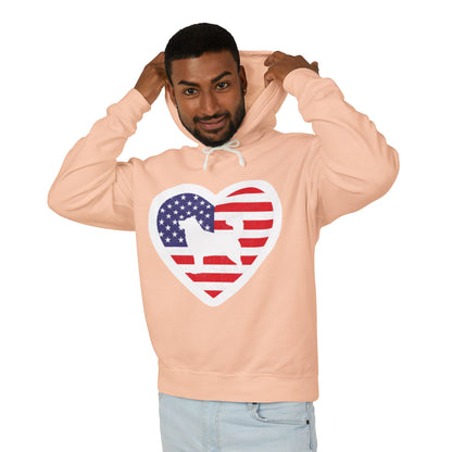 Malamute Flag Unisex Lightweight Hoodie