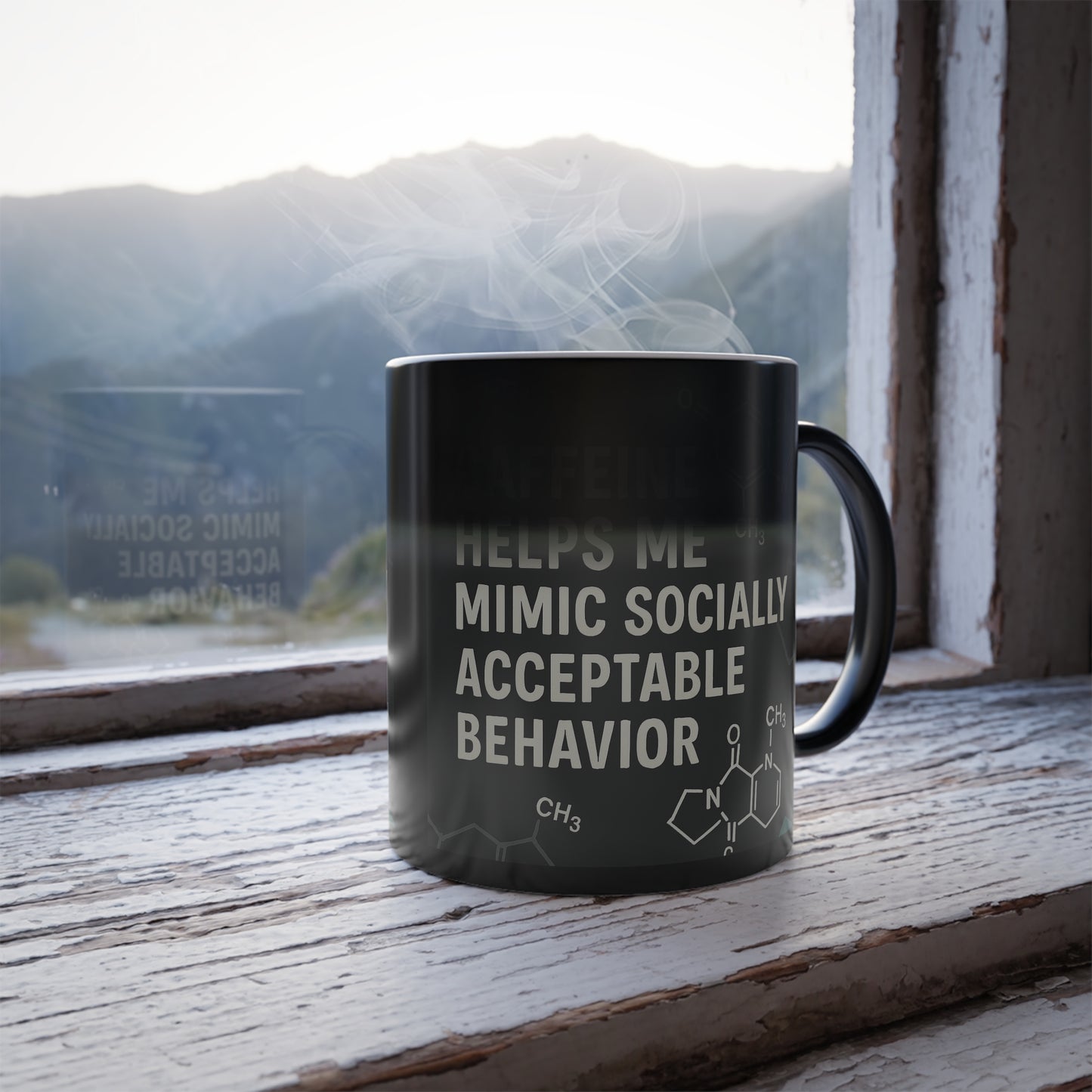 Socially Acceptable Color Changing Mug