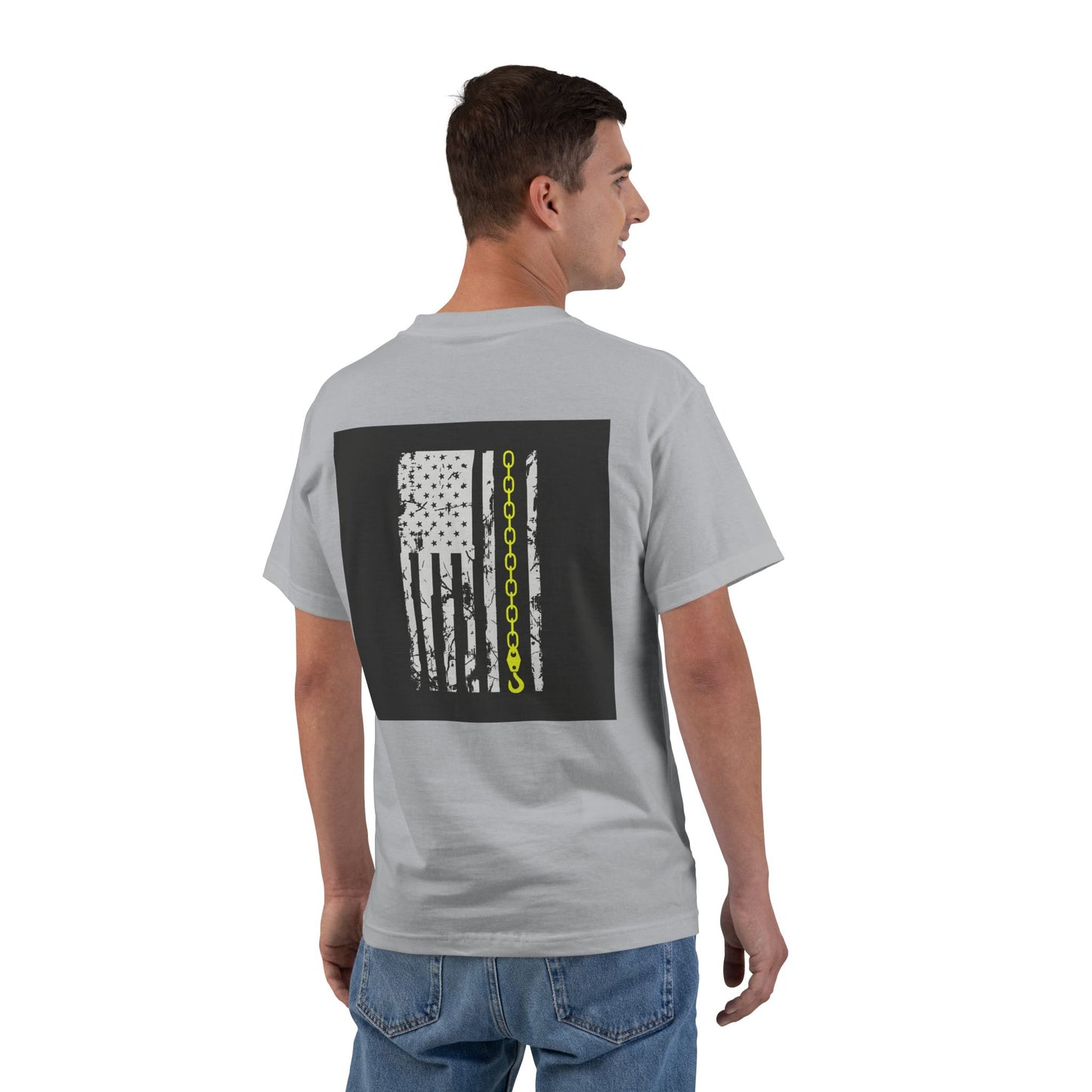 Thin Yellow Line Men's Short-Sleeve Crewneck Tee
