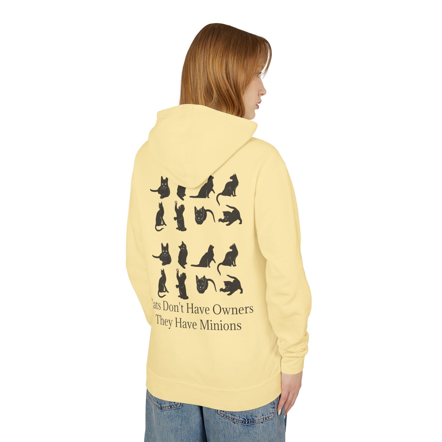 Cat Minions Unisex Lightweight Hoodie