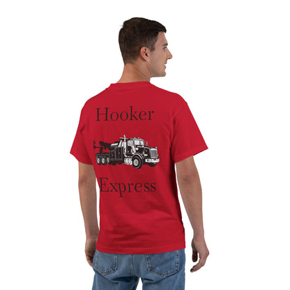 H**ker Express Heavy Tow Truck Men's Short-Sleeve Crewneck Tee