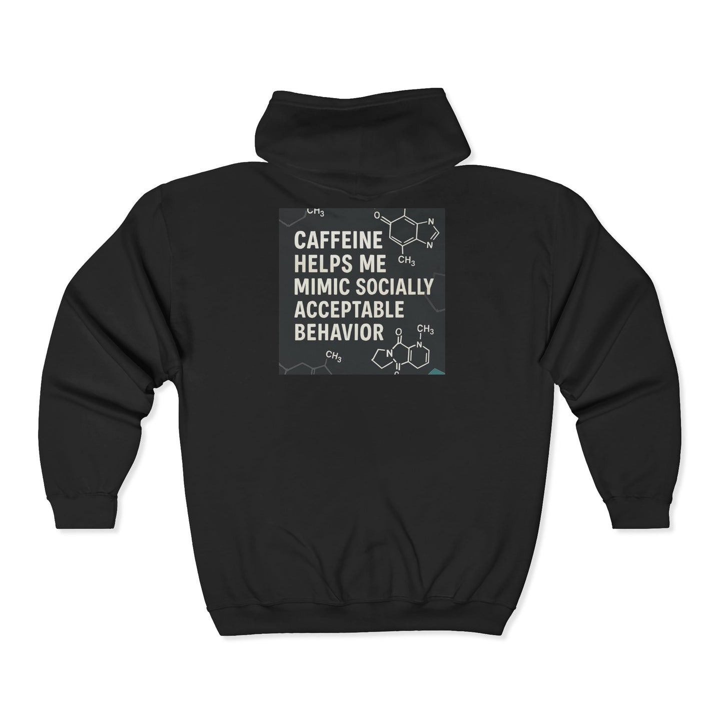 Socially Acceptable Unisex Full Zip Hoodie