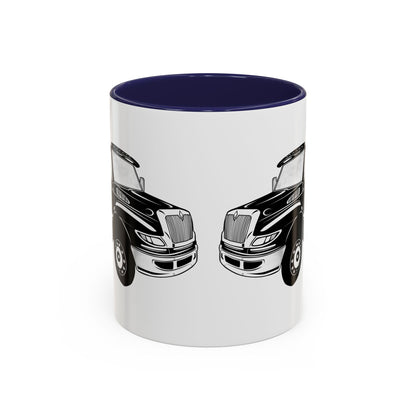 Flatbed Tow Truck 2-Tone Coffee Mug