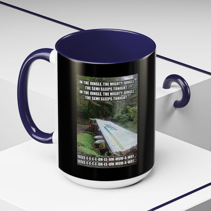 Semi Sleeps 2-Tone Coffee Mug