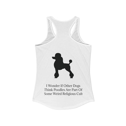 I Wonder Women's Racerback Tank