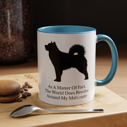 Matter Of Fact Malamute 2-Tone Coffee Mug