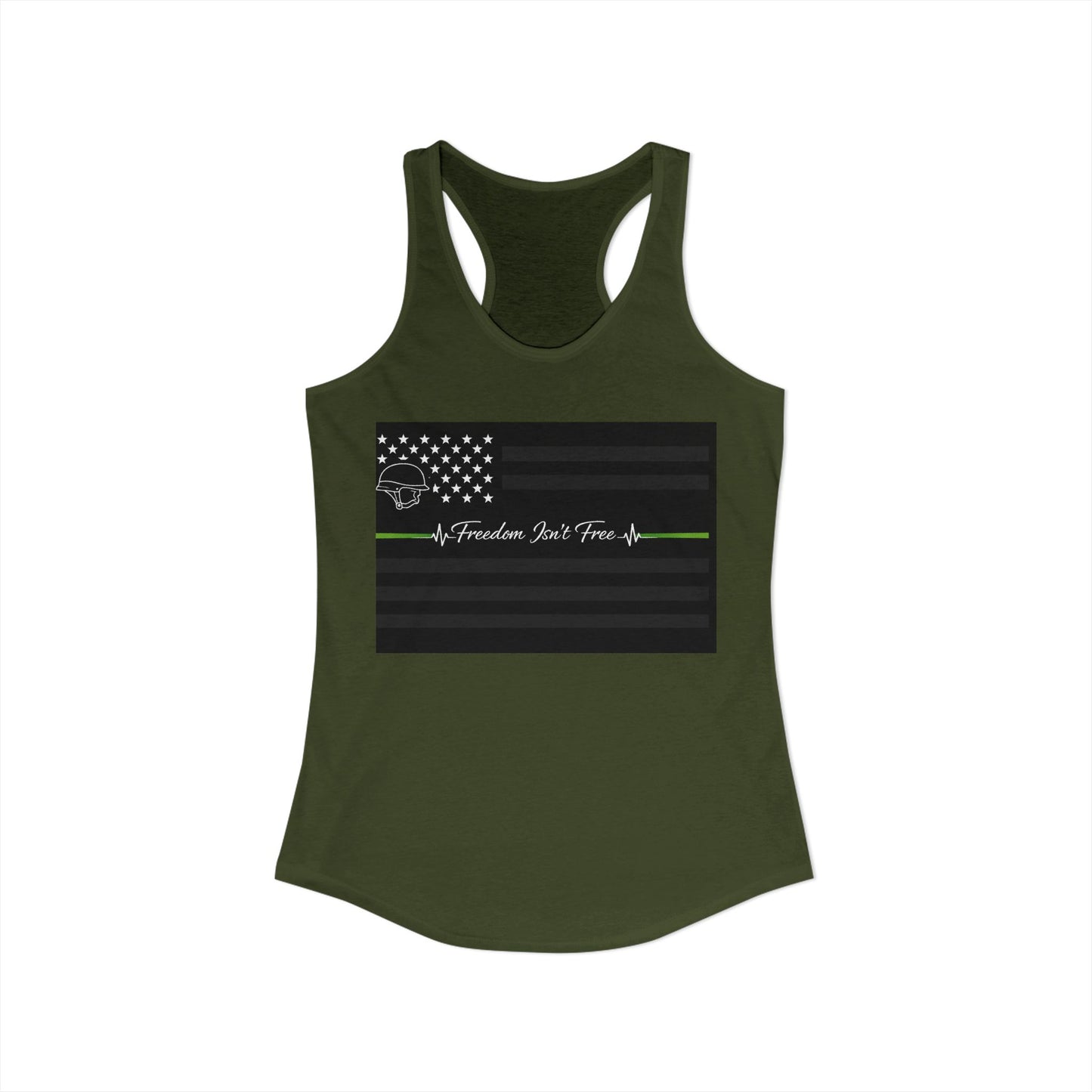 Thin Green Line Women's Racerback Tank