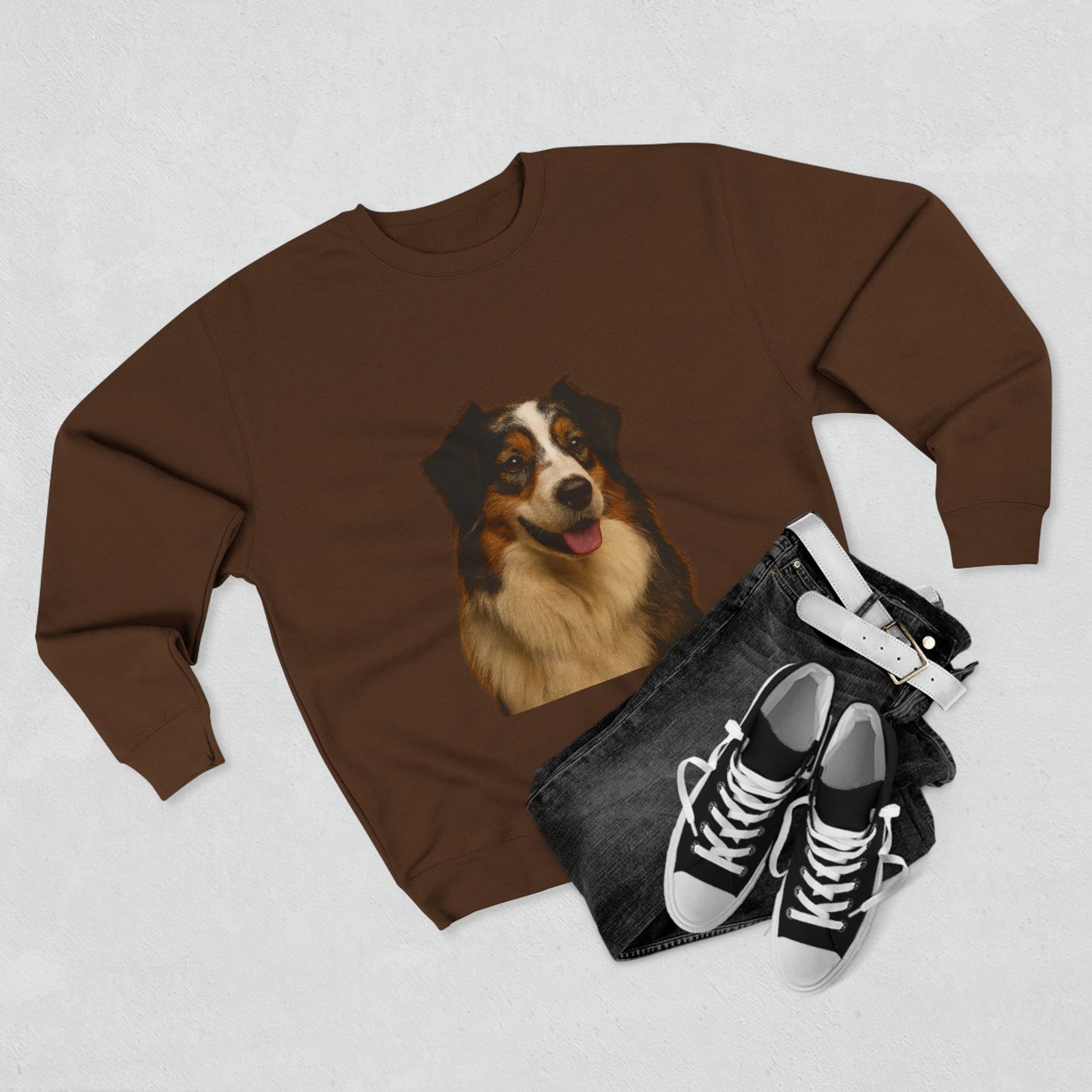 Aussie Head Unisex Crewneck Sweatshirt