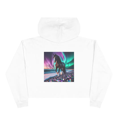 Midnight Magic Women's Crop Hoodie