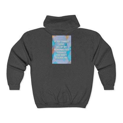 All Of My Personalities Unisex Full Zip Hoodie