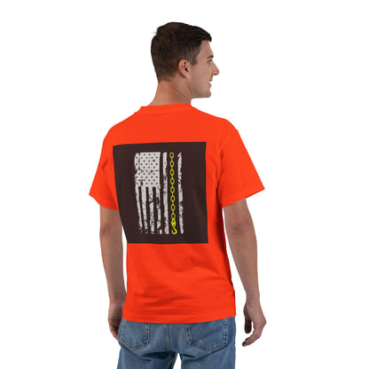 Thin Yellow Line Men's Short-Sleeve Crewneck Tee